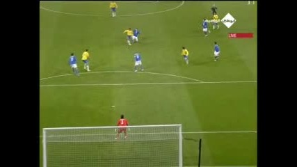 10.02 Бразилия - Италия 2:0 Елано Гол