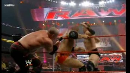 John Cena & Batista Vs Jbl & Kane Част 2