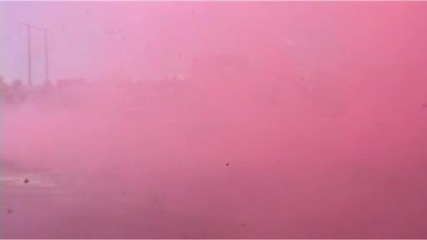 Summernats 23 - Orange Xe Falcon with pink smoke