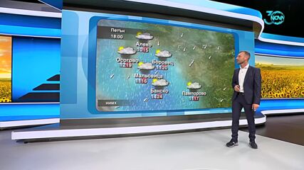 Прогноза за времето (29.08.2024 - централна емисия)