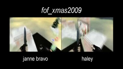 janne bravo vs haley on fof xmas2009 