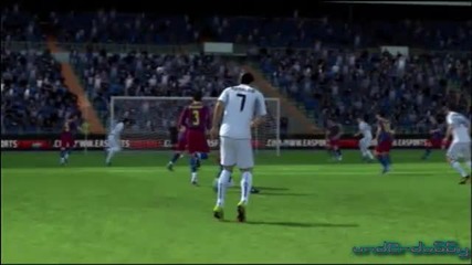 Fifa 11 - К. Роналдо срещу Барселона 