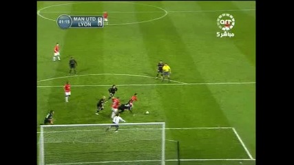 04.03 Манчестър Юнайтед - Лион 1:0 Кристиано Роналдо Гол