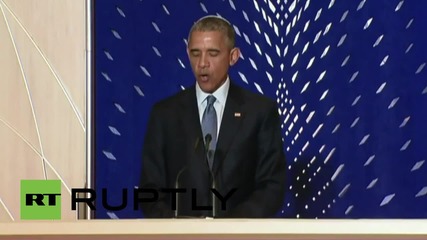 USA: Obama becomes third president to address an audience at a synagogue