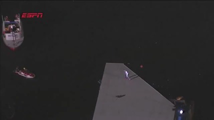 Travis Pastrana jumps 269 feet in rally car