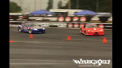Formula Drift Seattle - Action in the Rain