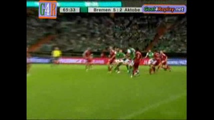 Werder - Aktobe 5 - 2 (6 - 3, 20 8 2009)