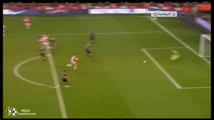 02.03.2011 Арсенал 2 - 0 Лейтън Ориент втори гол на Никлас Бендтнер 