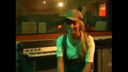 Ashley Tisdale In The Studio - Recording Be good to me