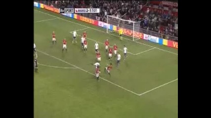Манчестър Юнайтед 2 - 1 Тотнъм 24.01.2009