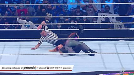 Becky Lynch kicks out of Lita’s Moonsault: WWE Elimination Chamber 2022 (WWE Network Exclusive)