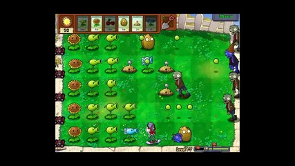 Plants .vs. Zombie- #3 - Битката