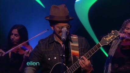 Bruno Mars - Grenade ( Ellen Degeneres Live )
