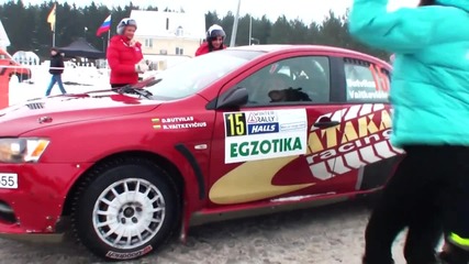 Рали на сняг в Латвия / най - интересното/