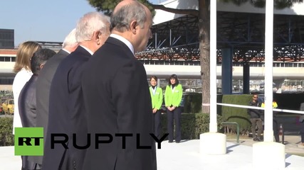 Spain: Steinmeier, Fabius, and Garcia-Margallo pay tribute to Germanwings crash