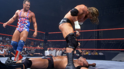 Kurt Angle, Triple H & Shane McMahon vs. The Rock & The Dudley Boyz: Raw, August 14, 2000