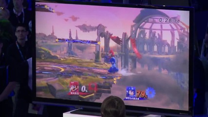 E3 2013: Super Smash Bros. - Mega Man First Fight Gameplay