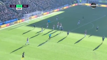 Бърнли - Манчестър Сити 1:1 /първо полувреме/