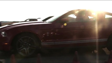 Shelby Gt500 Crushes Camaro Ss! - Drag Race Showdown 1 