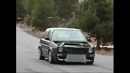 Mk2 Gti 16v turbo burnout - -