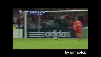 Euro 2008 Португалия - Турция 90[2 - 0] R. Meireles