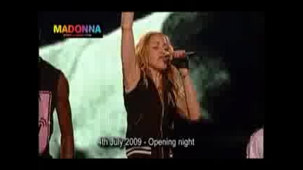 Madonna - Michael Jackson Tribute - London - O2 Arena - Sticky & Sweet tour - July 4th 2009