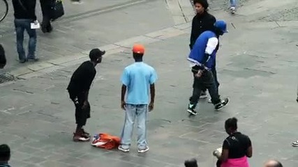 Street Battle _ Yak Films _ Les Twins Vs. Bones Pee Fly Vs. Laura Boubou _ Flexing New Style Dance