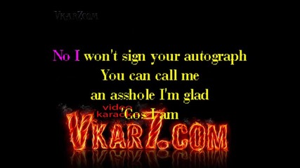 Eminem - the way I am karaoke song instrumental