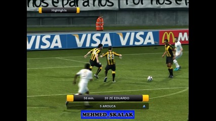 Pes 2012 - Husein (penarol) Vs Mehmed_skalak (santos)