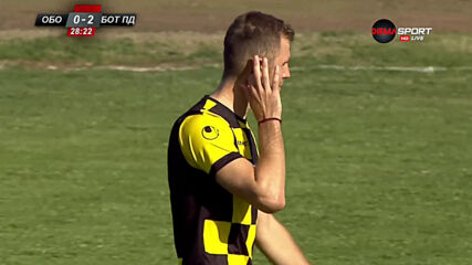 Атанас Илиев направи резултата 2:0 за Ботев срещу Оборище