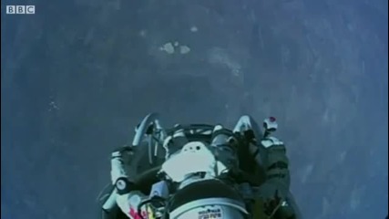 Скок от ръба на космоса Felix Baumgartner - Free Fall - World Record
