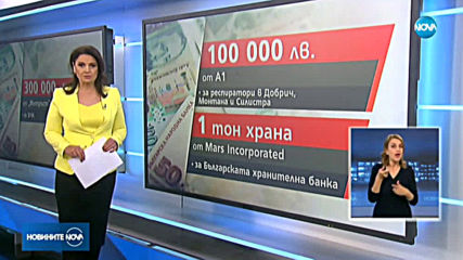Даренията за борбата с коронавируса не спират
