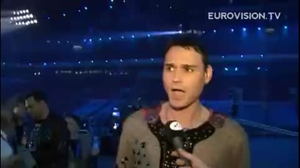 Евровизия 2009 - България - Втора репетиция + Интервю - Красимир Аврамов
