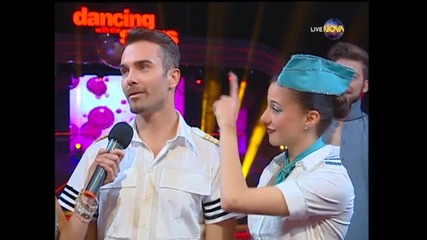 Dancing Stars - Антон и Дорина куикстеп (01.04.2014г.)