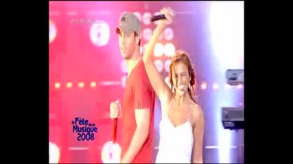 Nadiya & Enrique Iglesias - Tired Of Being Sorry (live @ Fete de la Musique - France 2 - 21.06.2008)