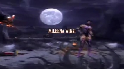 Mortal Kombat 9 - Mileena Klassic Costume Victory Pose