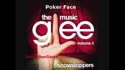 Glee - Poker Face (full Hq Studio) 