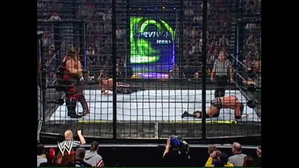 Survivor Series (2002) - The First Elimination Chamber Match - (3/5)