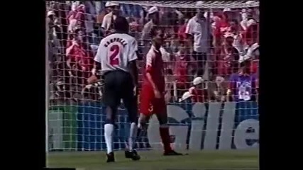 Англия 2 - 0 Тунус ( Група G ) ( Световно първенство 1998 )