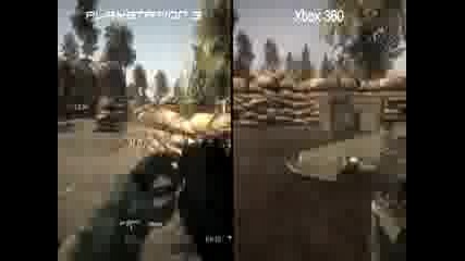 battlefield bad company vs playstation 3 vs xbox360