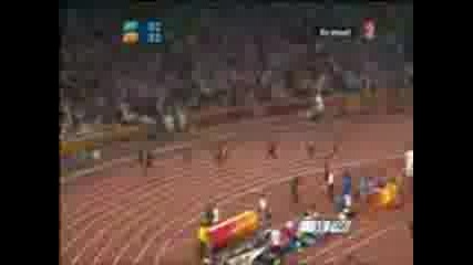 Юсаин Болт С Рекорд На 200м - 19.30 Пекин 2008 Vbox7