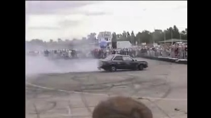 Palenie gumy Bmw E30 