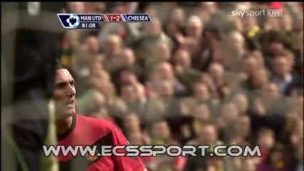 Manchester United 1 - 2 Chelsea ( Macheda ) 