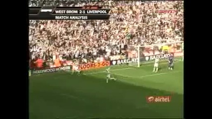 Уест Бромич 2 - 1 Ливърпул