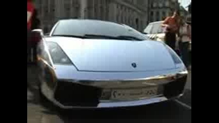 Chrome Lamborghini 