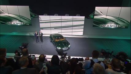 Bentley Exp 10 Speed 6 Concept - World Debute - Live - Geneva 2015