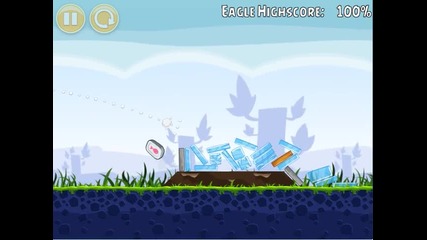 angry birds 100% eagle