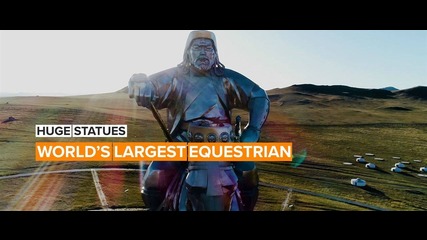 Най-високата статуя на конник в света - Чингиз Хан