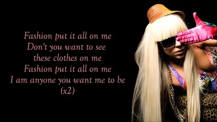 Lady Gaga - Fashion ( Lyrics Video )