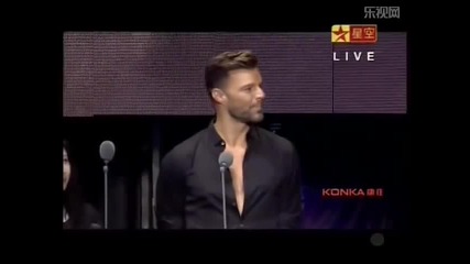 Ricky Martin-the Most Influential International Artist- China Musical Awards,macau-23.04.2014